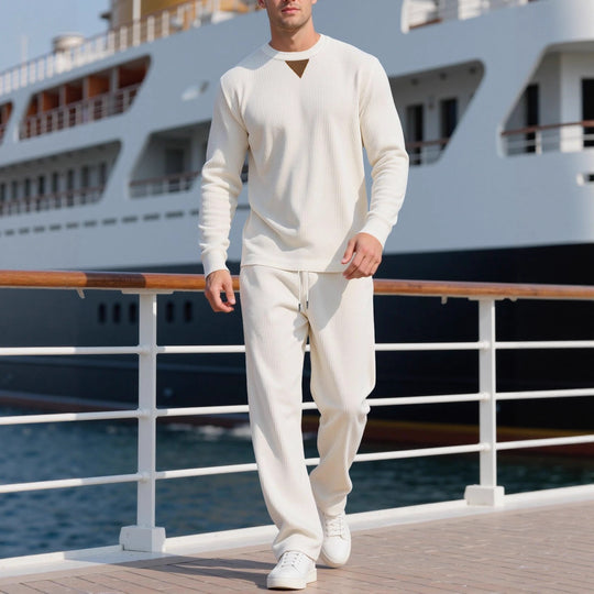 Herren lässiger Pullover und Jogginghose Set R&B