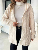 Damen Fleece-Jacke mit luxuriösem samtigem Touch R&B