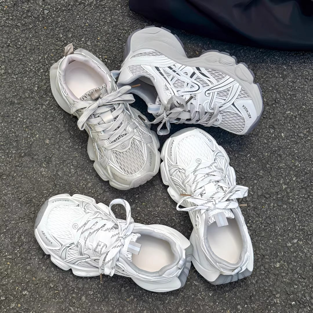 Damen Sportliche Laufschuhe mit atmungsaktiver Netzstruktur und stabiler Dämpfung R&B