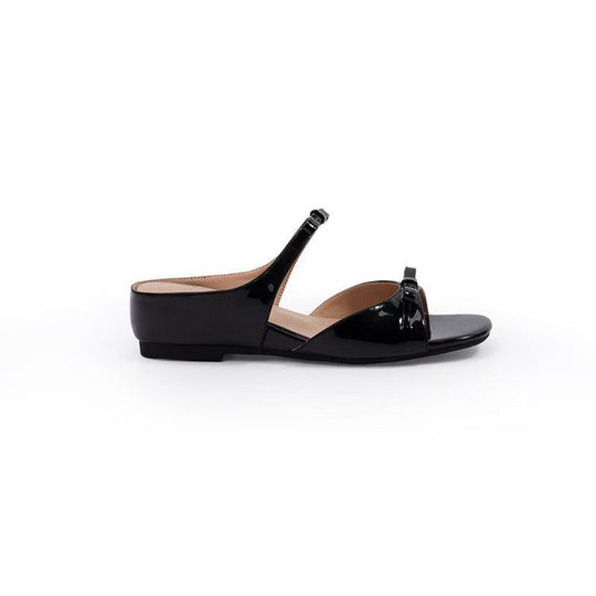 Damen elegante Sling-Pantoletten mit verstellbarem Riemen und komfortablem Fußbett R&B