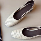 Damen elegante Ballerinas mit perforierter Oberseite und außergewöhnlichem Komfort R&B
