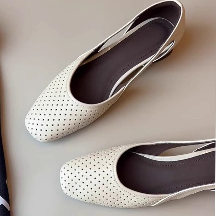Damen elegante Ballerinas mit perforierter Oberseite und außergewöhnlichem Komfort R&B