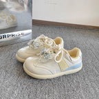 Damen Sportliche Sneakers mit verspielten Rüschen R&B