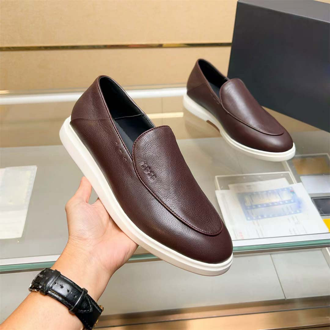 Damen Mokassin-Sneaker mit hochwertiger Lederausstattung und rutschfester Sohle R&B