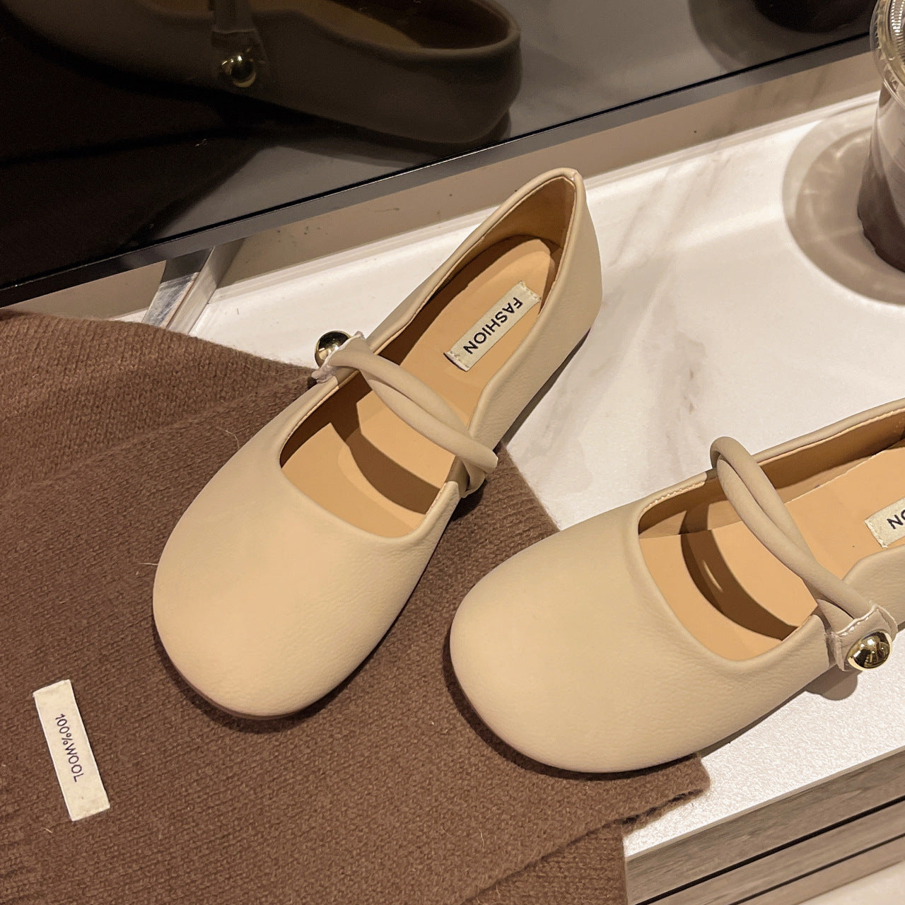 Damen Ballerinas mit elegantem Riemchen und komfortabler Sohle R&B