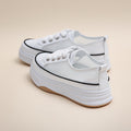 Damen Sportliche Plateausneaker mit atmungsaktivem Mesh-Obermaterial und rutschfester Sohle R&B