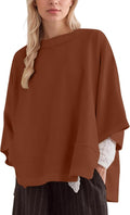 Damen oversized Sweatshirt mit fließendem Schnitt R&B