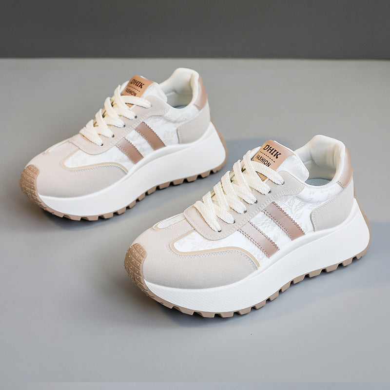 Damen modische Sneakers mit verstärktem Sohlenprofil und atmungsaktivem Obermaterial R&B