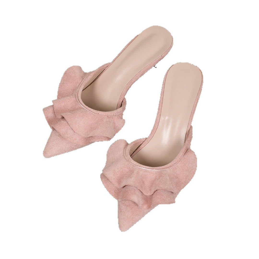 Damen Slingback Pumps mit eleganten Volant-Details R&B