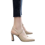 Damen Elegante Slingback-Pumps mit komfortablem Schnitt und hochwertiger Riemenelement R&B