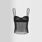 Damen Minirock mit eleganten Spitzenakzenten R&B