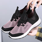 Damen Atmungsaktive Sportschuhe mit elastischem Obermaterial und rutschfester Sohle R&B