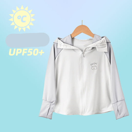 Damen Atmungsaktive Sportjacke mit UV-Schutz und Kapuze R&B