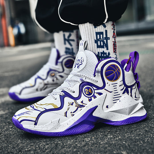 Damen Performance Basketball-Sneaker mit atmungsaktiven Mesh-Einsätzen und innovativer Dämpfungstechnologie R&B