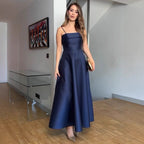 Damen Elegantes Abendkleid mit schulterfreiem Design und voluminösem Rock R&B