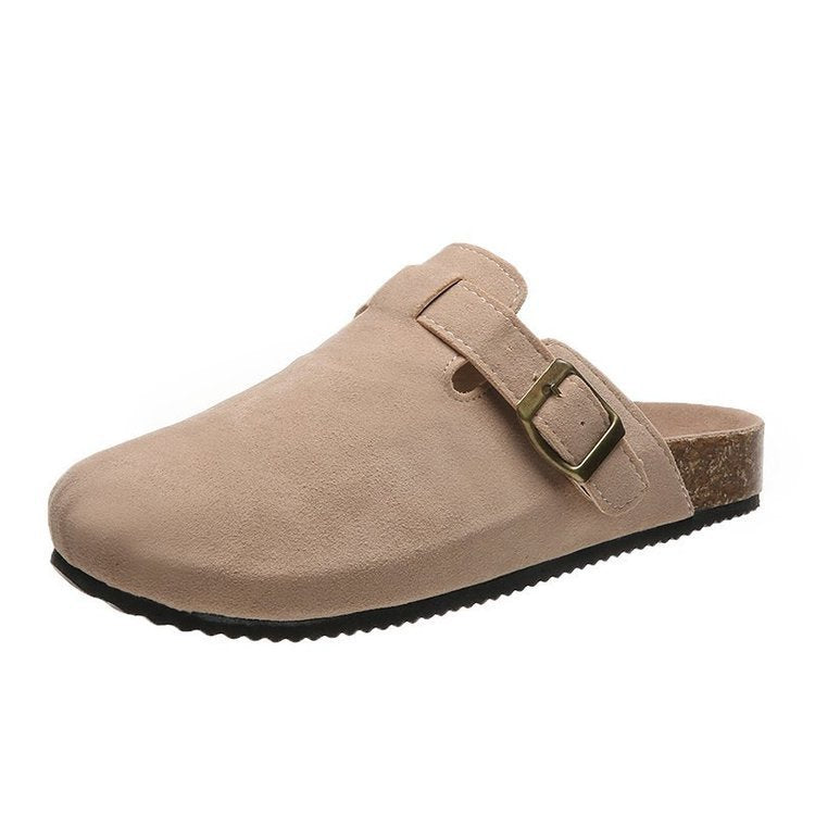 Damen Clogs mit modischem Riemchendesign und anatomischem Fußbett R&B