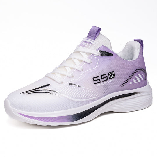 Damen Sportliche Lauf-Sneaker mit atmungsaktiver Mesh-Konstruktion und stoßdämpfendem Fußbett R&B