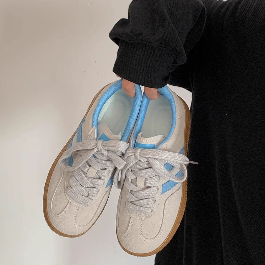 Damen Sneakers mit weichem Obermaterial und trendigen Farbakzenten R&B