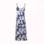 Damen Luftiger Sommeroverall mit breiten Beinen und praktischen Taschen R&B