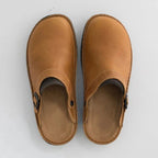 Damen Clogs mit komfortabler Fußbettgestaltung und elegantem Riemen R&B