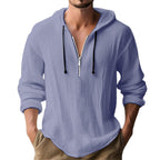 Herren lässiger Kapuzenpullover mit Reißverschluss R&B