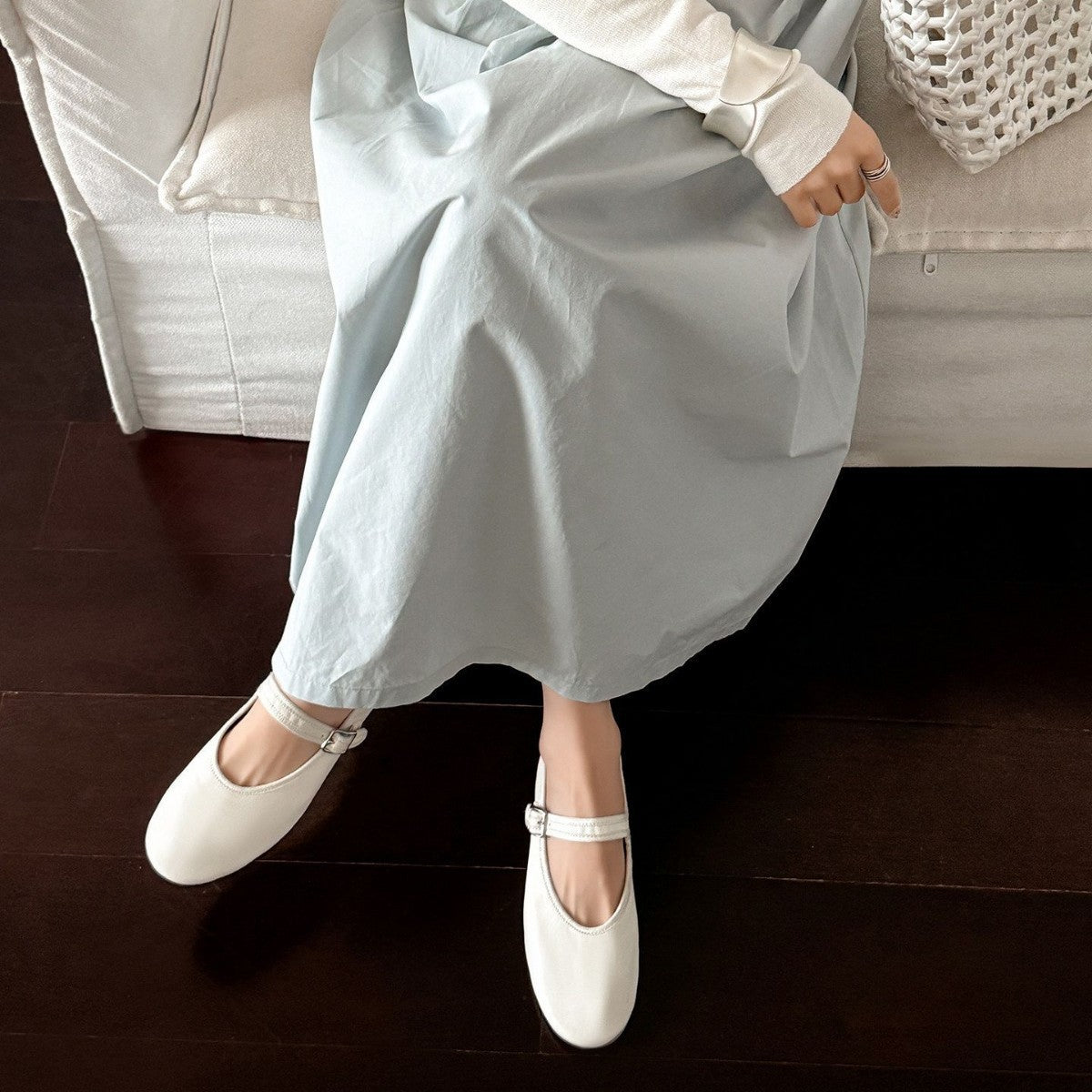 Damen Ballerinas mit verstellbarem Riemchen und komfortabler Innensohle R&B