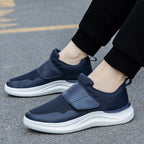Damen Sportliche Slip-On Sneakers mit elastischem Klettverschluss R&B