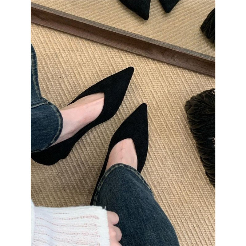 Damen elegante Slipper mit schönem Schleifendetail