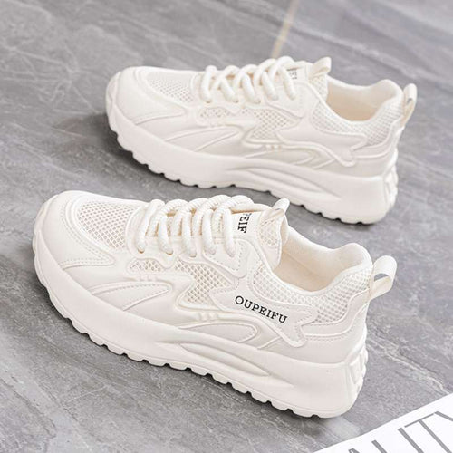 Damen Sportliche Sneaker mit modernem Design und atmungsaktiver Mesh-Oberfläche R&B