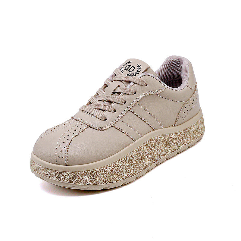 Damen Komfortable Sneaker mit dicker Laufsohle und elegantem Design R&B