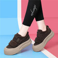 Damen Modische Sneaker mit kuscheligem Innenfutter und breitem Klettverschluss R&B