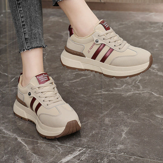 Damen trendige Sneakers mit dämpfender Sohle und atmungsaktiver Innenausstattung R&B