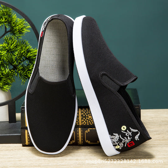 Damen lässige Slip-On Sneakers R&B