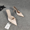 Damen Slingback High Heels mit zarter Schleifenverzierung R&B