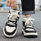 Damen sportliche High-Top Sneakers mit atmungsaktiver Oberfläche und stoßdämpfender Sohle R&B