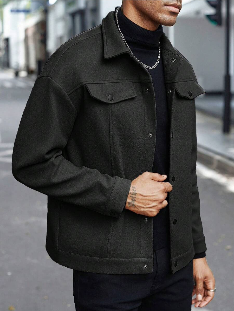 Herren moderne Freizeitjacke im lässigen Schnitt R&B