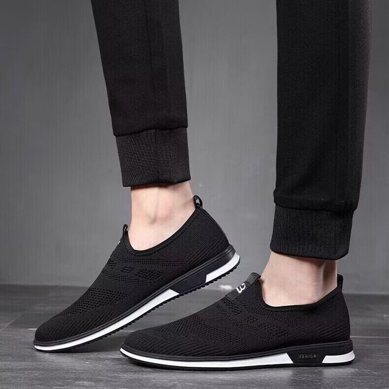 Damen elastische und atmungsaktive Sport-Sneaker R&B