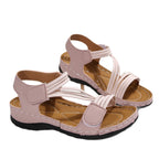 Damen bequeme Freizeitsandalen mit ergonomischer Riemchenstruktur und gepolsterter Sohle EB