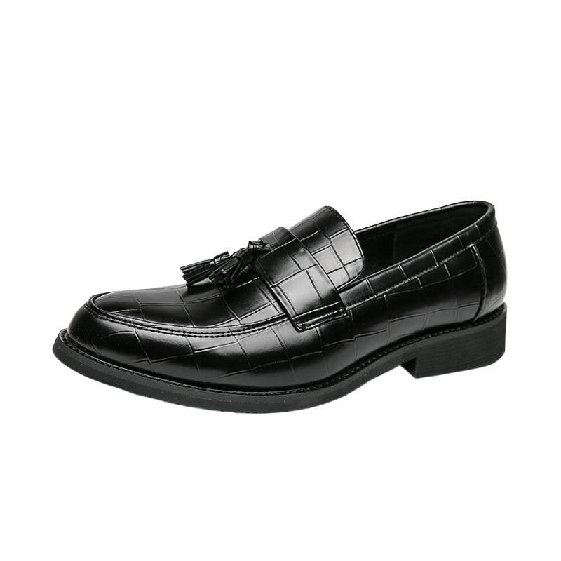 Damen Mokassins aus hochwertigem Leder mit modischem Quasten-Detail R&B