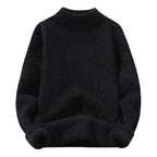 Damen Hochabschließend Pullover mit strukturierter Oberfläche