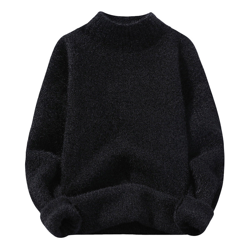 Damen Hochabschließend Pullover mit strukturierter Oberfläche