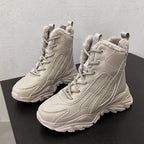 Damen Plüschgefütterte Winter Sneakers R&B