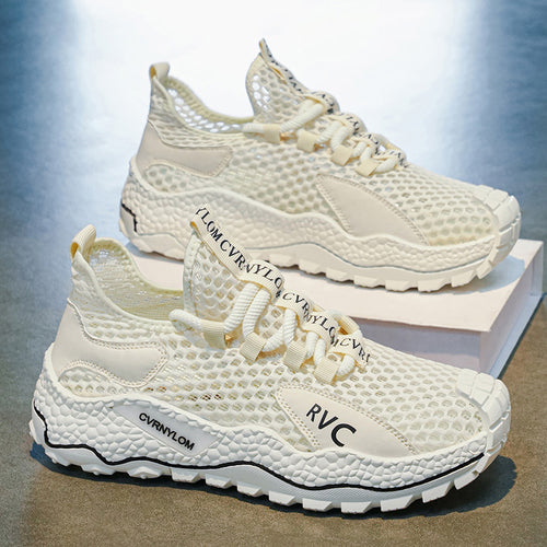 Damen Atmungsaktive Mesh-Sneaker mit rutschfester Sohle R&B