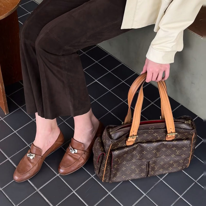 Damen Elegante Mokassins mit modischem Schnallen-Detail