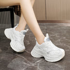Damen Sportliche Sneakers mit dämpfender Profilsohle und innovativer Mesh-Oberfläche R&B