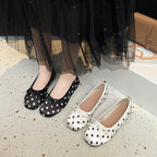Damen Ballerinas mit verspieltem Punktedesign und zartem Schleifen-Detail R&B