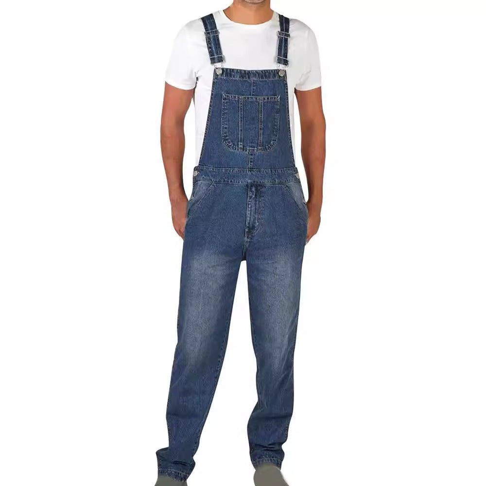 Herren Lässige Latzhose R&B