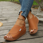 Damen Komfortable Clogs mit modischem Riemen R&B