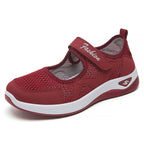 Damen Sportliche Slip-On Sneakers mit verstellbarem Klettverschluss R&B