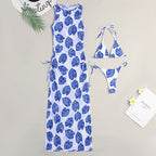 Damen Maxikleid mit floralem Druck R&B